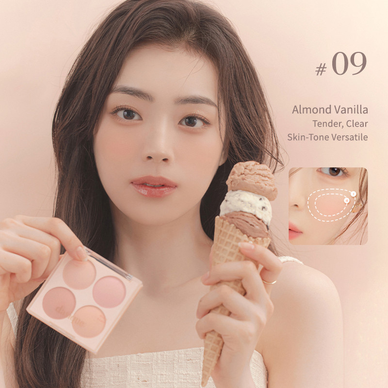 Bảng Má Hồng D.ASIQUE – Tông Màu Ngọt Ngào, Lên Má Tự Nhiên Chuẩn Hàn