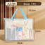 Túi dự án BEABOUT A3, Túi lưới nghệ thuật lưới PVC đa chức năng, Công suất lớn sáng tạo dày có dây kéo và tay cầm Túi lưu trữ Đồ dùng văn phòng
