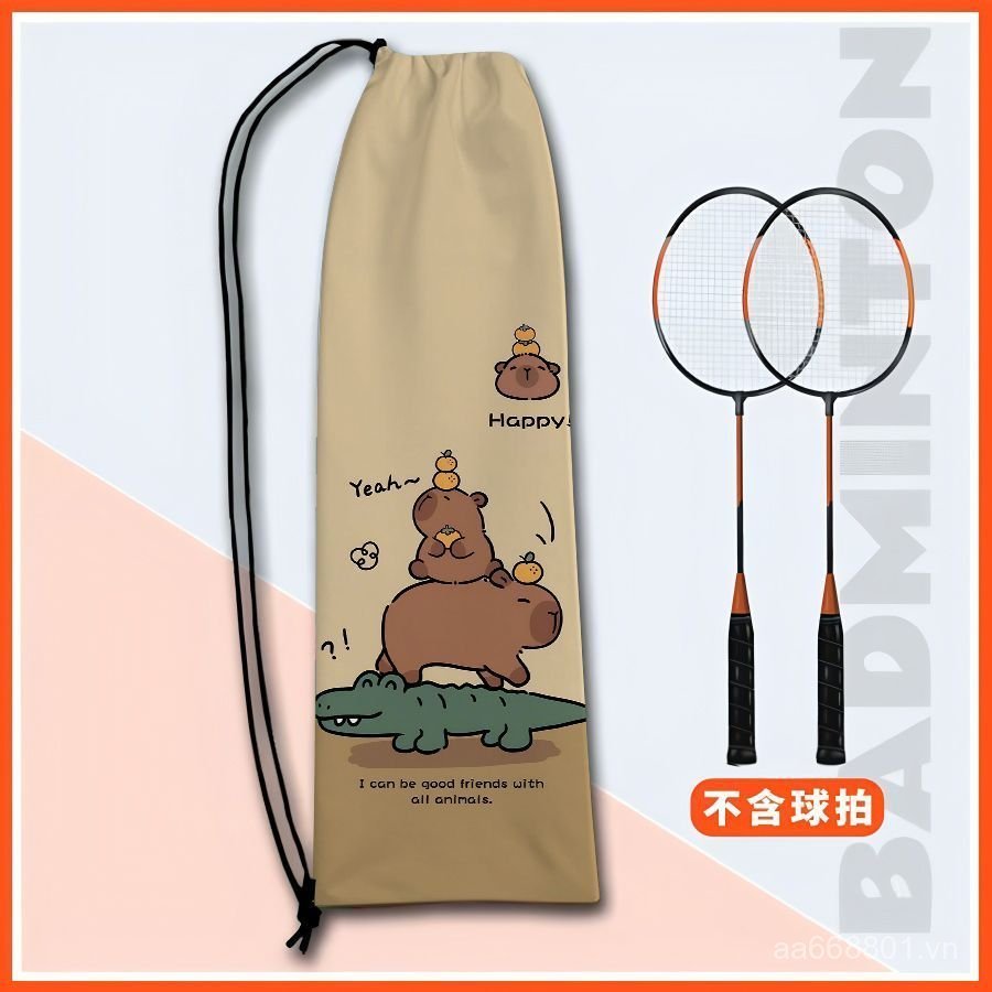 🌟#Túi đựng vợt cầu lông Kapibara thời trang thể thao, một vai tiện lợi, dung tích lớn