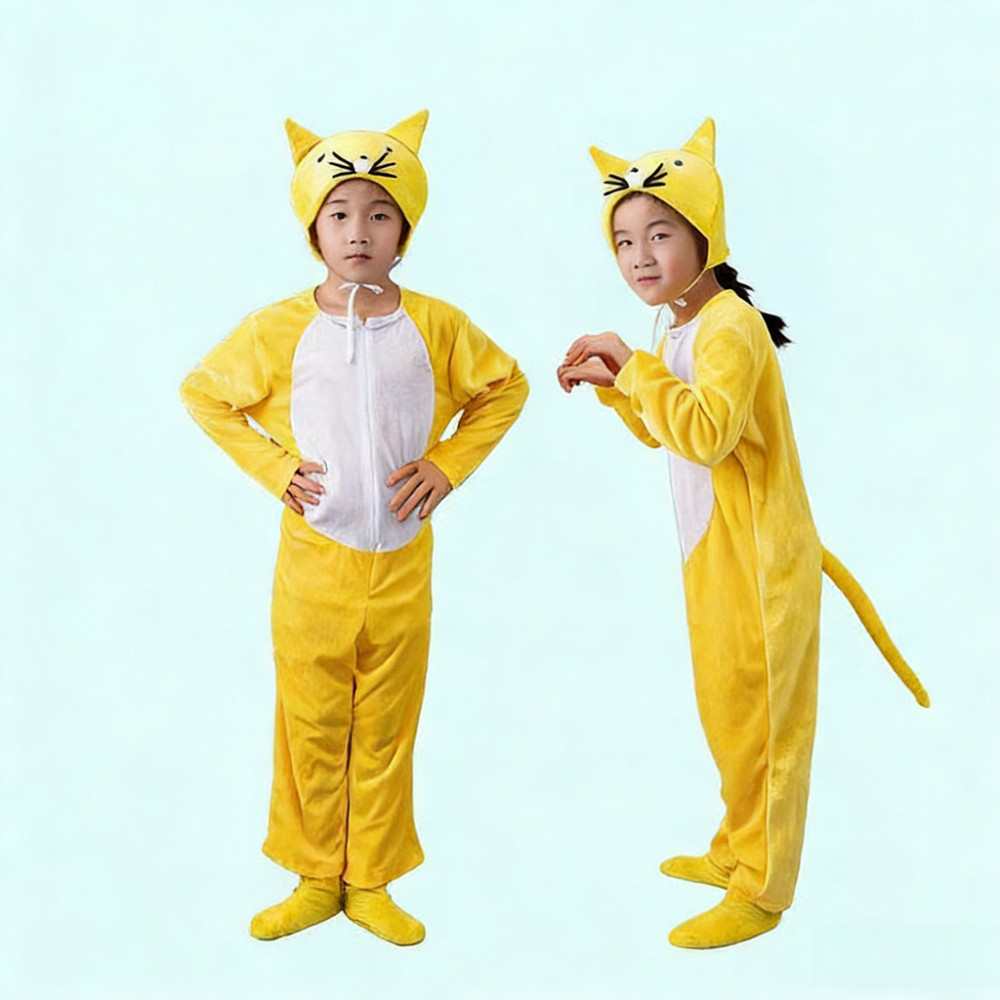 💕Chỗ💕 Quần Áo Trẻ Em Động Vật Múa 3 Đến 14 Tuổi Mèo Trang Phục Quần Áo Cho Bé Gái Trới Lạ Halloween Giáng Sinh