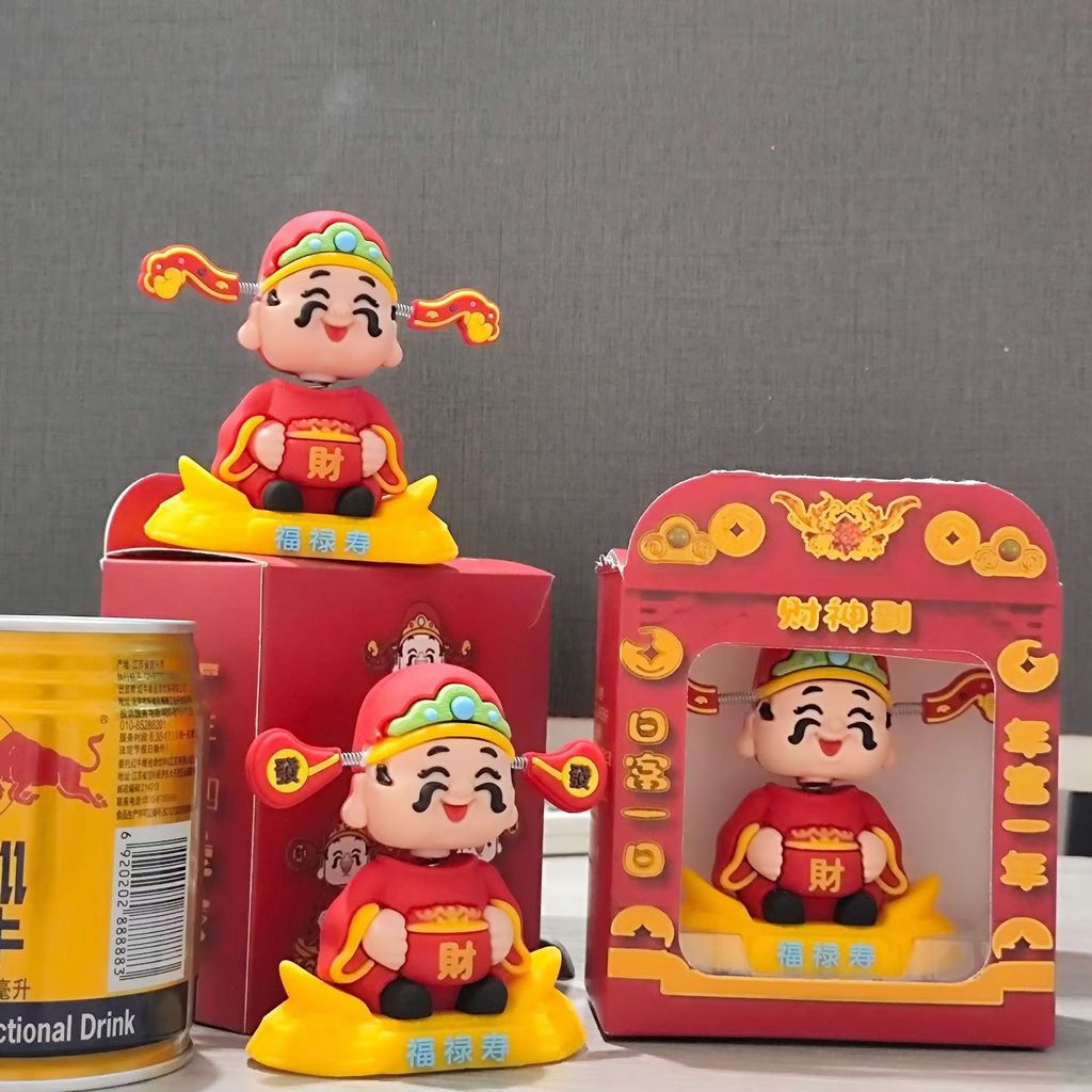 Thần Tài Đồ Trang Trí Ô Tô May Mắn Đồ Trang Trí Thần Tài Nhỏ Cổ Tích Để Bàn Đồ Trang Trí Văn Phòng Hoạt Hình Sáng Tạo Dễ Thương KZK5