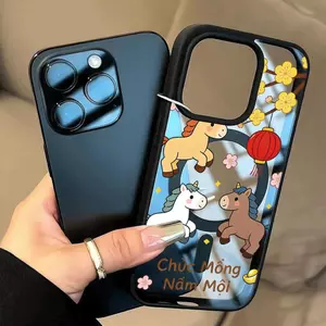 Pony Hipster cho trường hợp iPhone 17Promax 1516plus lỗ lớn 14 hút từ 1312 Mã 11