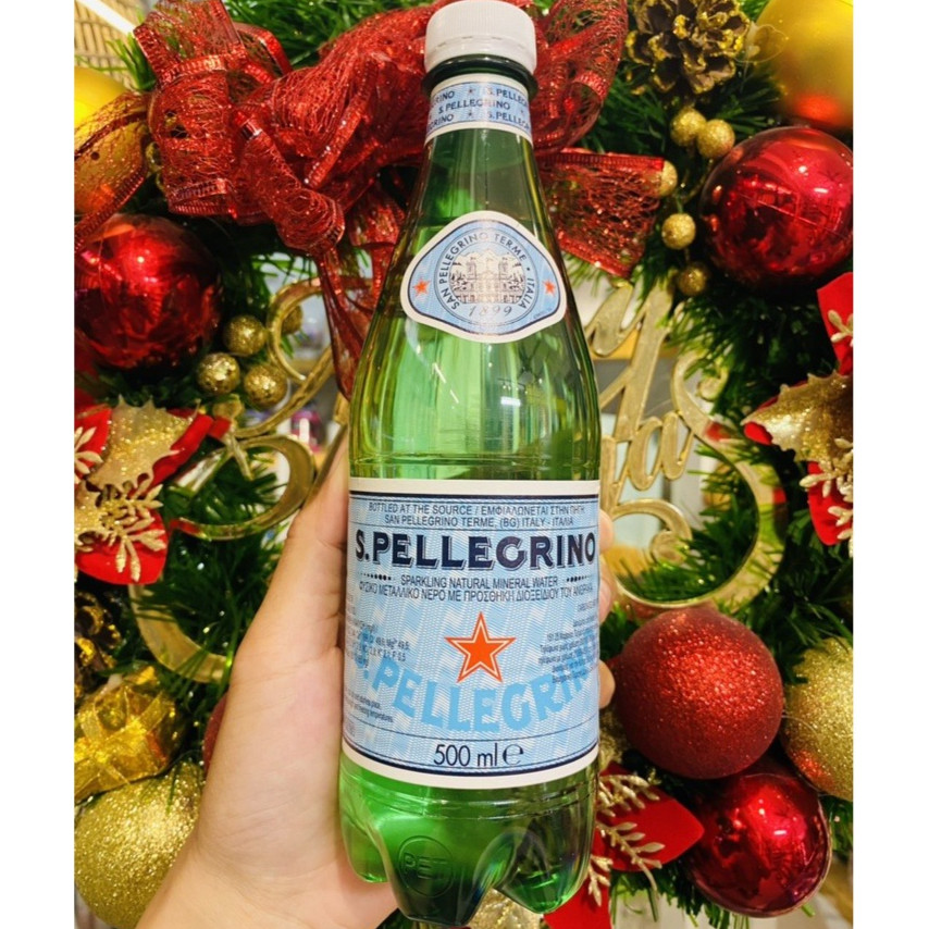 Nước Khoáng Có Ga S.Pellegrino Chai 250ml Và 500ml Cao Cấp Từ Ý, Giàu Khoáng Chất Sảng Khoái Tức Thì