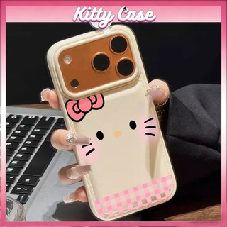 Ốp lưng iPhone 11/12/13/XR/14/15/16/17/7/XR Pro Max Plus cấu trúc khí nang họa tiết hình ảnh mèo hoạt hình quanh viền