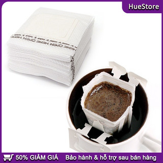 Phin giấy cà phê dùng một lần, sạch sẽ không cần rửa, Phin giấy pha cà phê, Set 50c, túi lọc cà phê, tiện dụng