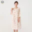 Váy ngủ và bộ đồ ngủ phong cách Trung Quốc bằng cotton nguyên chất, thích hợp mặc nhà và đi chơi vào mùa hè