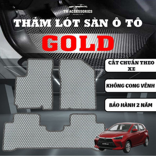 Thảm lót sàn ô tô Toyota Wigo TH Accessories cắt chuẩn form xe dễ dàng vệ sinh không ẩm mốc (full bộ có cốp)