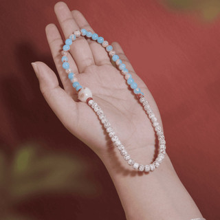 Vòng tay nhỏ Hải Nam Ngôi Sao Mặt Trăng, handmade wenwan phong cách dân tộc, phù hợp làm đồ chơi
