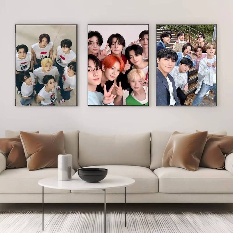 ENHYPEN Kpop Canvas Poster Không Khung Nghệ Thuật Trang Trí Tường Cho Trang Trí Phòng Gia Đình