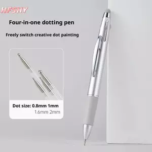 HFSHY 4in1 Bút Chấm Móng Tay Nghệ Thuật Chấm Dụng Cụ Trong Bút Bi Thiết Kế Móng Tay Nghệ Thuật Đầu Chấm Sơn Móng Tay Bộ Dụng Cụ Làm Móng VN