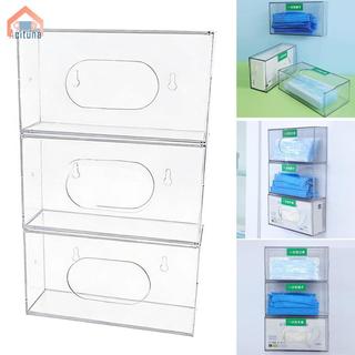 Giá đỡ dùng một lần Găng tay Hộp đựng găng tay nhà bếp, Đa năng, Hộp đựng đồ, Treo tường trong suốt