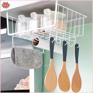 Giỏ đựng đồ dưới chân N & X Kệ sắt treo không khoan Tủ bếp và ngăn treo tường.