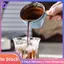 Cốc bắn Espresso Thép không gỉ Cốc rót Espresso Cốc đo Espresso Tay cầm bằng gỗ
