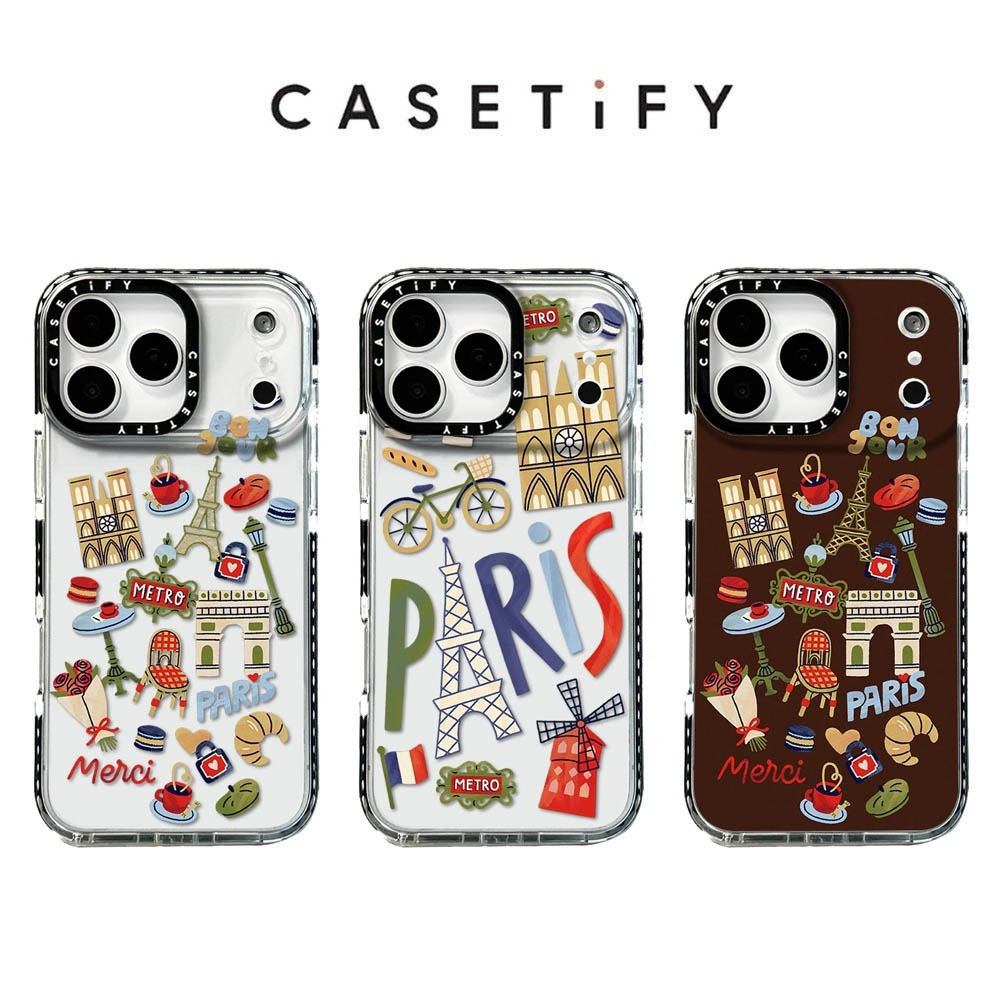 Ốp Điện Thoại Tháp Eiffel Arc De Triomphe Cho IPhone 17 Pro Max 17Air 16 15 14 13 12 11 ốp lưng iphone
