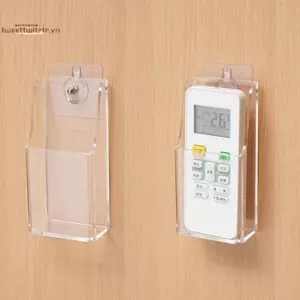 TRTR Acrylic Điều Khiển Từ Xa Giá Đỡ Treo Tường Điều Khiển Hộp Bảo Quản Điều Hòa Không Khí Từ Xa Tổ Chức VN