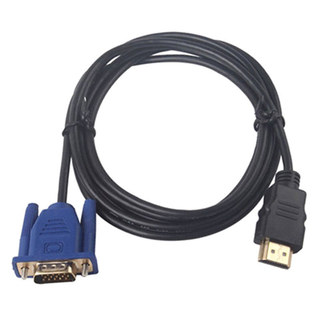 1.8 / 3 / 5 / 10m 1080P HDMI sang VGA 15Pin Nam Cáp Adapter Dẫn Cho HDTV HD LCD