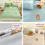 Bộ ga gối 3 món chất liệu ice coll với họa tiết thêu nổi siêu dễ thương - MemMinbeddingLuxuy