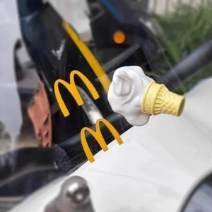 Sáng Tạo McDonald 's Nón Hương Kem Trang Trí Nội Thất Ô Tô Đồ Chơi Rơi Kem Phụ Kiện Xe Ô Tô Mô Hình Búp Bê
