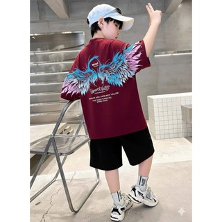 BỘ QUẦN ÁO CỘC TAY HÈ BÉ TRAI "ANGEL" 20-46KG Bộ cộc tay, Đồ bộ bé trai, quần áo bé trai TT5