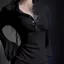 Áo thun NICOLOO Bodycon, Áo thun dài tay vừa vặn thư giãn màu trơn, Thiết kế tối giản thời trang Phong cách cắt cổ áo thun nữ Trang phục thường ngày