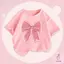 xinh xắn bé gái 2026 thun mới em Áo mềm cotton thở thở Mịn
