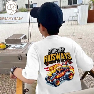 COD✅ (Hồ Chí Minh)DREAMY BABY 2-12 tuổi|Inkjet hoa kiểu Hàn|Áo chất lượng cao kiểu Hàn Quốc|In hình xe đua hoạt hình