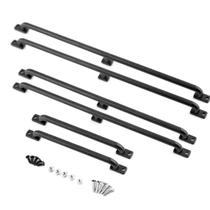 1 / 10 Đa Năng Mô Phỏng Kim Loại Lan can Tay vịn Thanh Vỏ Xe Crossbar Cho SCX10 TRX4 D901 / 10 RC Xe Bánh Xích Xe Nâng Cấp Phần