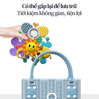 Đồ chơi treo xe đẩy bedbell – Phát triển xúc giác, thị giác, thính giác – Kích thích giác quan – Chất liệu an toàn