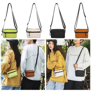Túi đeo chéo NECKLACEMASK, Túi điện thoại Mini nhẹ màu trơn, Túi đi xe đạp du lịch dung tích lớn giải trí Du lịch hàng ngày