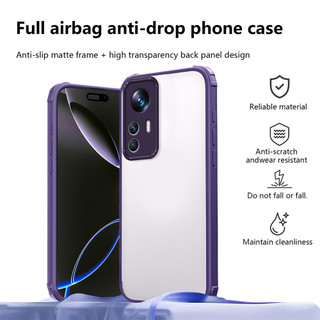 Áp dụng cho Xiaomi 12T PRO Redmi k50ultra K50 ULTRA xiaomi 12t 12tpro Đệm khí bốn góc trong suốt cao cấp bảo vệ vỏ mềm chống sốc