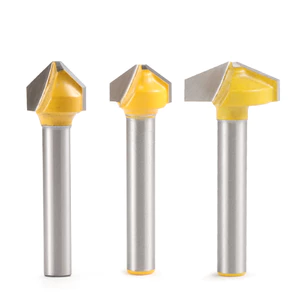 6 / 6.35 / 8 Tay Cầm Chế Biến Gỗ Hình Chữ V Boxer Dao Chàm 90°108°135°Máy vát gỗ cứng bằng gỗ nguyên khối UGIC