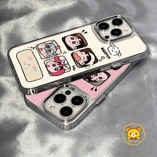 Ốp Điện Thoại Crayon Shin-chan Ngộ nghĩnh Cho Samsung Galaxy A17 A07 A06 M06 F06 M30S M31 M21 M21S M33 A42 A81 M60S Note 20 Ultra 10 9 8 Pro Plus Lite Vỏ Hoạt Hình Gương Dễ Thương Ốp Lưng