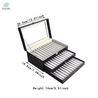 Hộp trưng bày bộ sưu tập bút, Hộp đựng đồ trang sức có nắp trong suốt để học tập và quà tặng