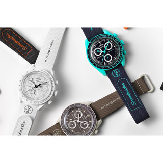 Thích hợp cho Omega X Swatch Moonswatch Dây đeo đồng hồ Velcro Cao su 20mm Dây đeo thay thế bền bỉ chống nước