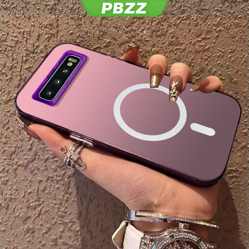 FOR ốp lưng Dành CHO Vỏ samsung s10 PLUS samsung s10 PRO samsung s10 ốp lưng điện thoại cứng TPU bảo vệ chống sốc Vỏ mịn thiết kế mới thẩm mỹ Thu hút từ không dây CYBSWX01