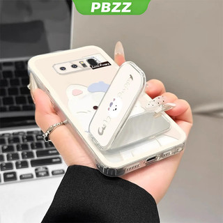 Ốp Lưng Cho SAMSUNG note 8 Vỏ Điện Thoại Vỏ Mềm Silicon Chống Sốc Trong Suốt Thiết Kế Mới Thẩm Mỹ Chó Dễ Thương Có Giá Đỡ Cho Gương TKXGDQZJ01