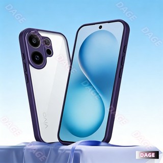 Ốp điện thoại Acrylic Cho Vivo V60 V30E V30 V25E V25 Pro V23 V23E V21 V21E V20 Bảo Vệ Camera Ốp điện thoại Trong Suốt