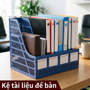 Giá treo tài liệu để bàn, lưu trữ tiện lợi,giá sách đơn giản cho bàn học sinh và nhân viên văn phòng