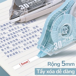 Bút Xóa Kéo 1 Hộp 5 Chiếc - Tẩy Mực Tốt, Dụng Cụ Học Tập Cần Thiết Cho Mọi Học Sinh
