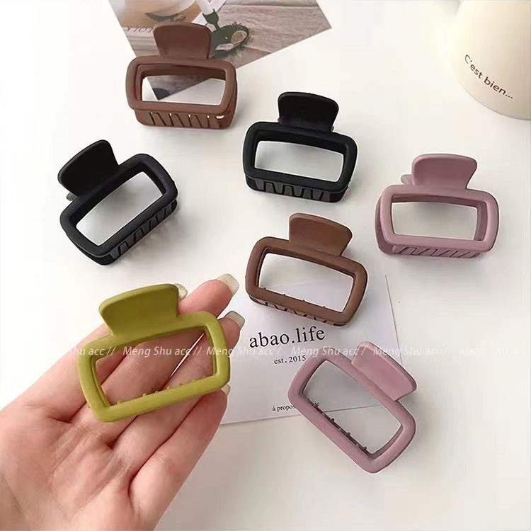 Kẹp Tóc Mini Càng Cua Vuông – Phụ Kiện Tạo Kiểu Tóc Búi & Nửa Đầu Cho Nữ