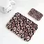 Hoa văn Brown Leopard Gương Gập Để Bàn Văn Phòng, Gương Trang Điểm Siêu Nét