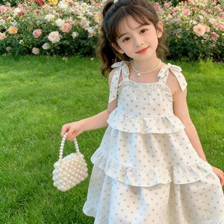 VáY Bé GáI HàN QuốC MớI Hè CôNg ChúA Dễ ThươNg VảI MềM ThoáNg MáT đầM