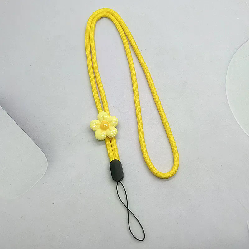 Hoa Thời Trang Đa Năng Điện Thoại Di Động Dây Thiết Kế Hoạt Hình, Dây Đeo Cổ Móc Khóa Mặt Dây Chuyền