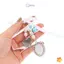 Khung Ảnh Trái Tim Bó Hoa Cưới Cho Kỷ Niệm Đám Cưới - Cô Dâu Lacy Hình Bầu Dục Quyến Rũ, Thiên Thần Mặt Dây Chuyền Mới