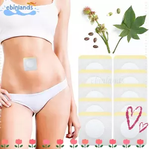 Gói dầu thầu dầu EBINLANDS, Bọc dầu thầu dầu tự dính dùng một lần, Phụ kiện Nhãn dán rốn dính chống thấm đa năng
