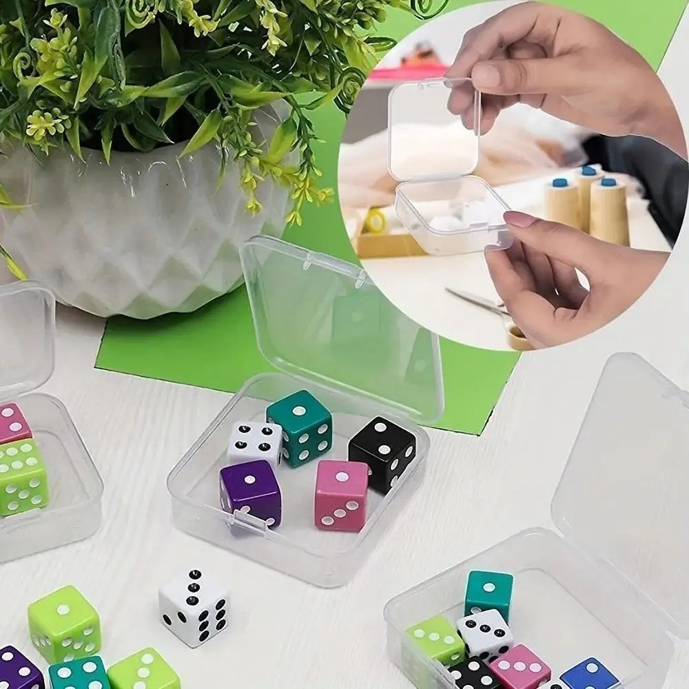 HIGHVIEWLS Perler hộp đựng bảo quản trong suốt dung tích lớn, nắp trong suốt bền, dùng cho nghệ thuật móng, trang sức, phụ kiện