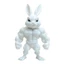 PPY Đứng Thỏ Điêu Khắc 3D In Cơ Bắp Bunnies Tượng Cơ Bắp Thỏ Các Bức Tượng Trang Trí Bàn Cho Trang Trí Nhà