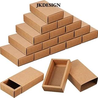 Hộp giấy kraft JKDESIGN kiểu ngăn kéo mini, thân thiện môi trường, có thể tái chế, dùng làm hộp quà hoặc đựng kẹo