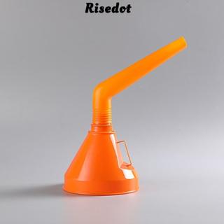 Phễu tiếp nhiên liệu RISEDUT, Nhựa có phễu dầu lọc, Phễu nạp đầy đủ chống rò rỉ miệng dài đa năng Tiếp nhiên liệu xe máy