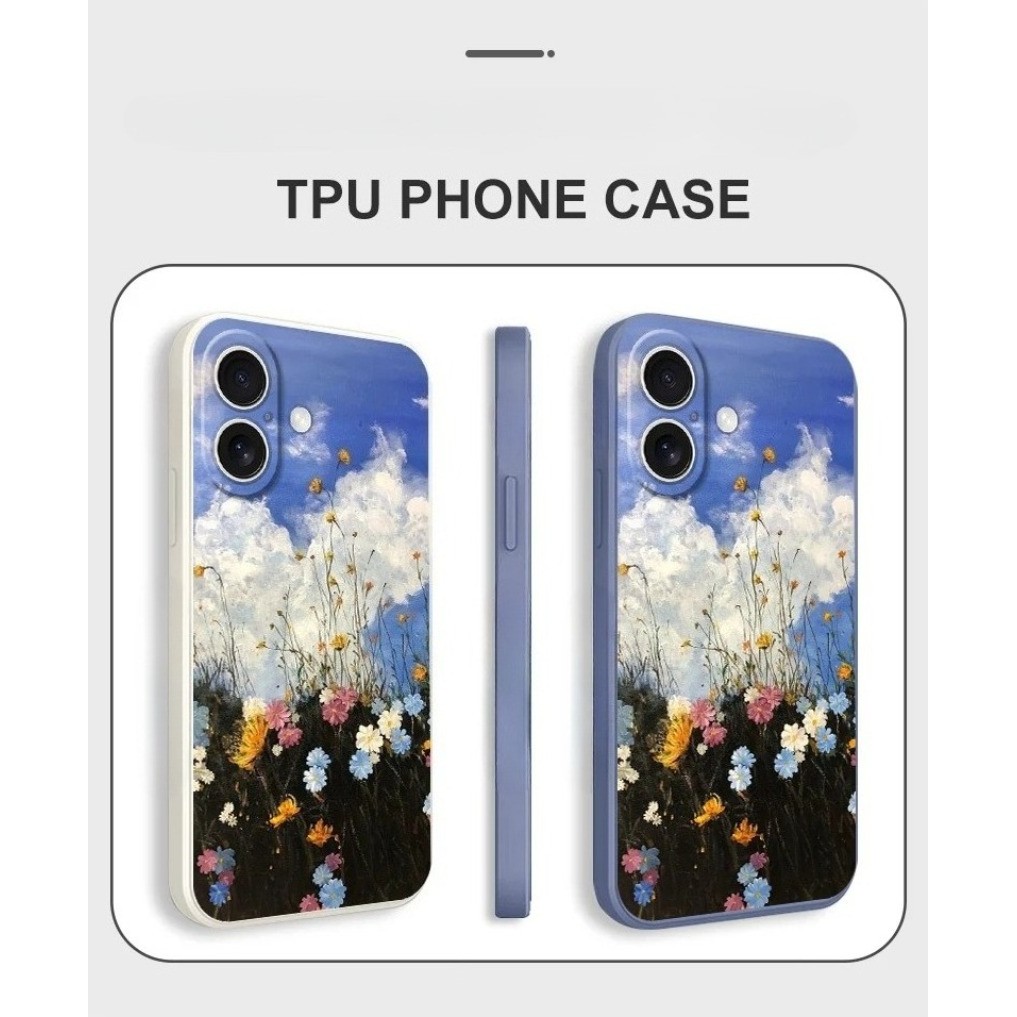 Ốp Điện Thoại Hoa Cúc May Mắn Brilliant Cho OPPO A5 A6 Pro A3 Pro A3X A16 A17 A57 A6X Ốp lưng TPU Mềm Chống Sốc